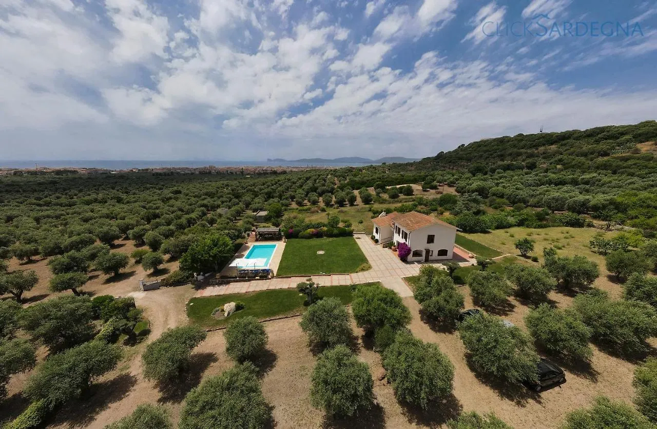Clicksardegna Villa Emanuel Ad Alghero Con Vista Mare Spettacolare, Piscina Indipendente Per 8 Persone